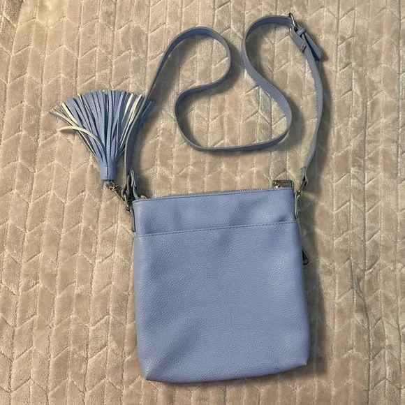 Steve Madden Blue Quilted Crossbody Bag - Picture 2 of 10